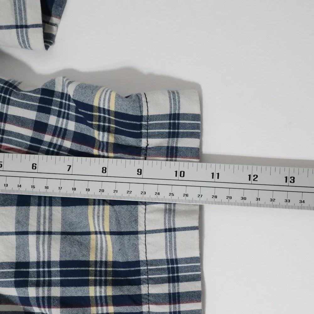 Vintage Polo Ralph Lauren Shorts Mens 36 Plaid Cotton 10